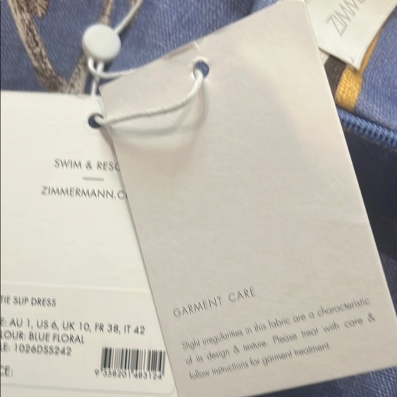 Zimmermann Ottie Blue Floral Maxi Dress - Picture 5 of 9